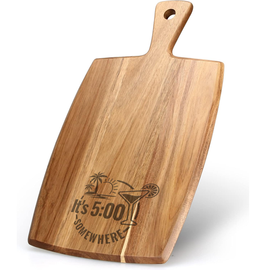 Engraved Acacia Wood Cutting Board